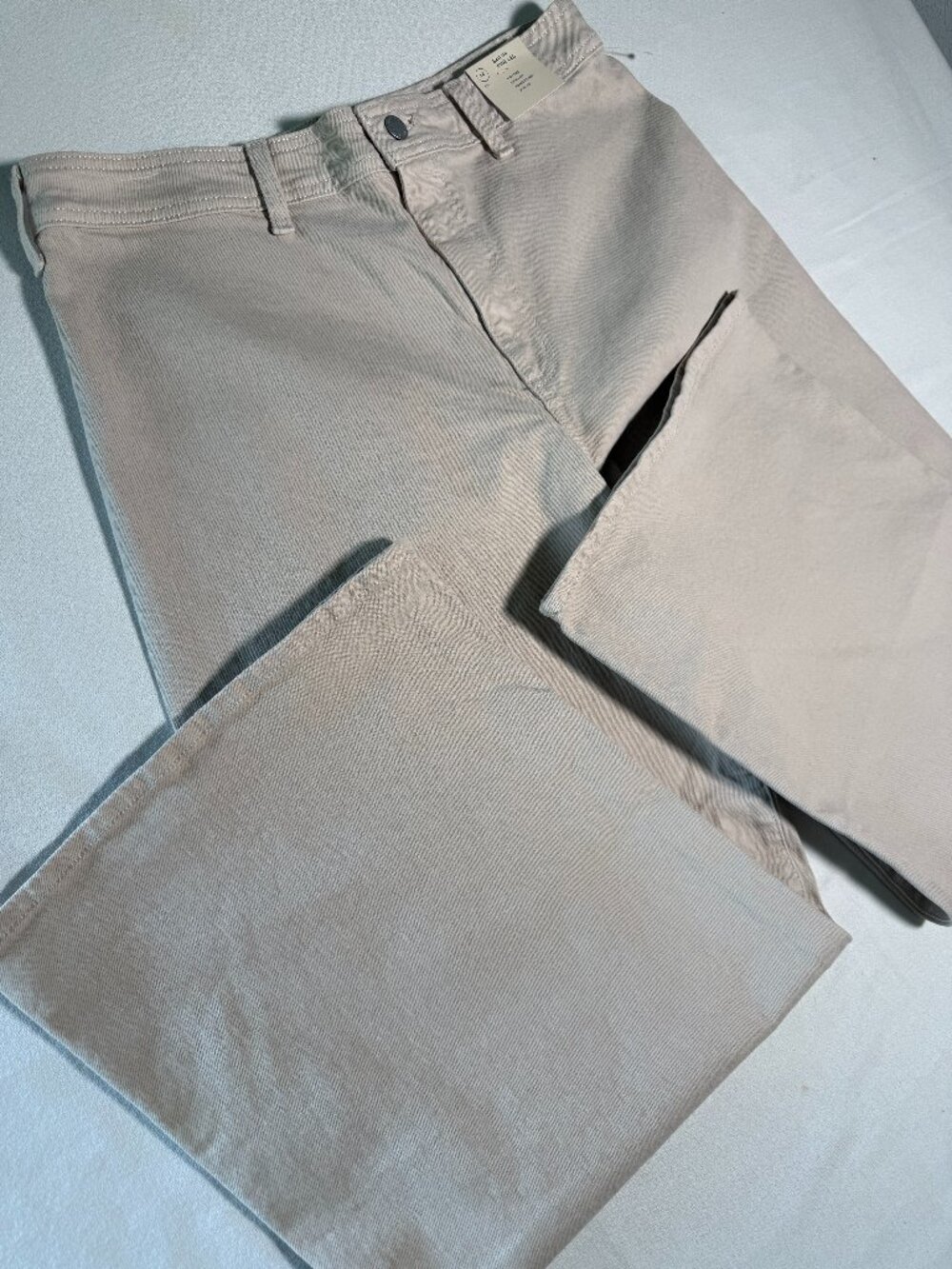 Universal Thread Sailor Wide Leg Jeans Beige Size 14R